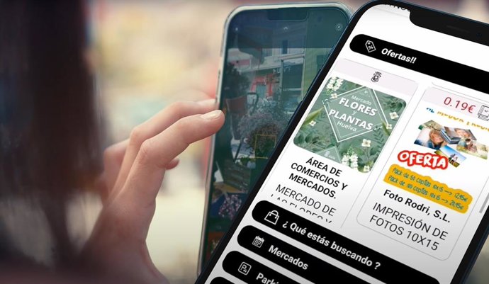 La app Huelva Comercio Capital.