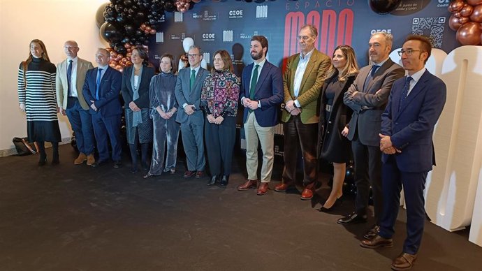 El vicepresidente de la Junta, Juan García-Gallardo, este miércoles en la inauguración de Fórum Evolución de la capital burgalesa el 'Espacio Moda Castilla y León'