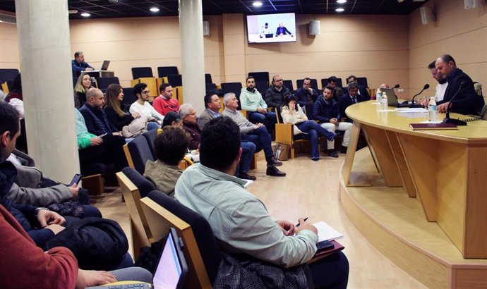 Un momento del Pleno de la Mancomunidad de la Campiña Sur de Córdoba.