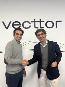 Miguel Ángel Toledo, presidente de Vecttor (Cabify), y Jacobo Domínguez-Blanco, consejero delegado