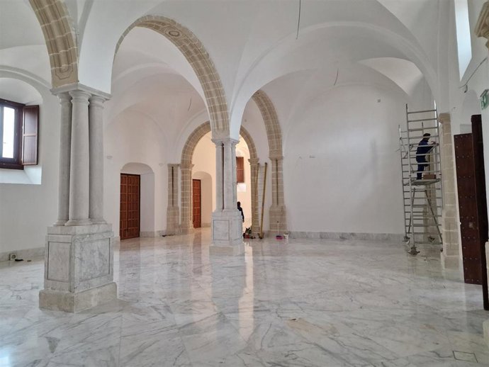 Interior del Hospitalito, donde se ubicará el nuevo Museo Municipal de El Puerto de Santa María.