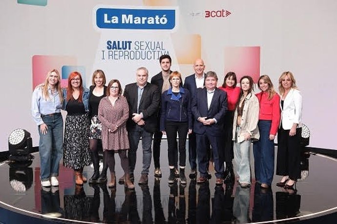 Periodistas y altos cargos de 3cat en la presentación de este miércoles