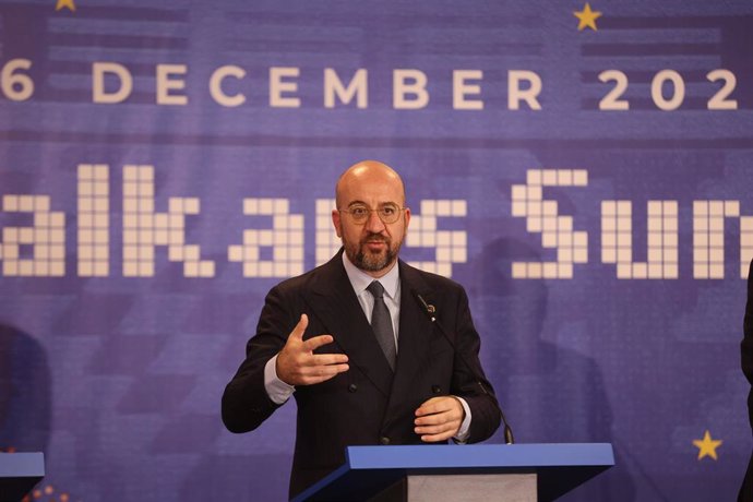 Archivo - El presidente del Consejo Europeo, Charles Michel