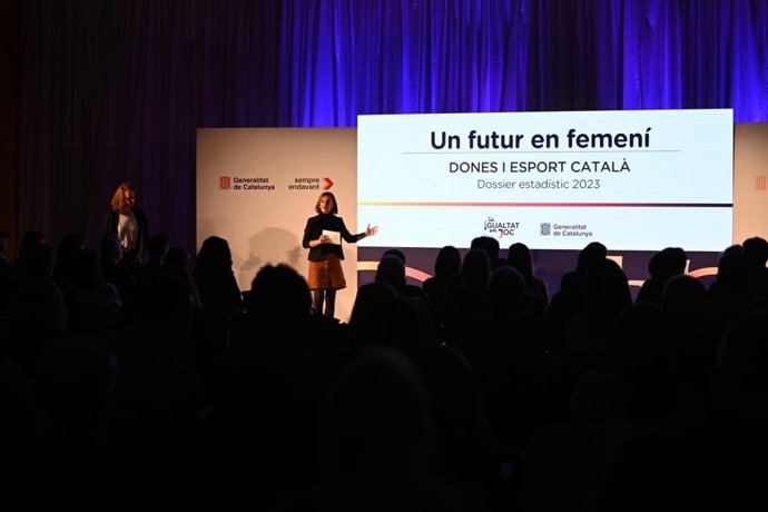 Presentación del dosier 'Dones i Esport Catal 2023' este miércoles