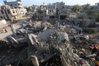 Mueren más de 25 palestinos en bombardeos del Ejército de Israel contra Rafá, en el sur de Gaza