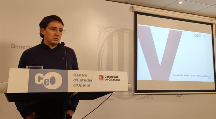 El director del CEO, Jordi Muñoz, en rueda de prensa.