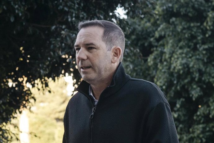 Archivo - Sergio García a su entrada a los juzgados