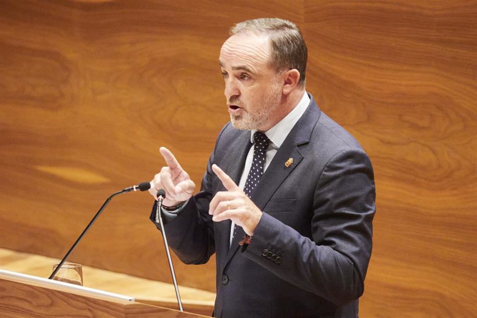 Archivo - El presidente de Unión del Pueblo Navarro (UPN), Javier Esparza.