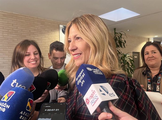 La vicepresidenta segunda y consejera de Economía, Empleo e Industria del Gobierno de Aragón, Mar Vaquero.