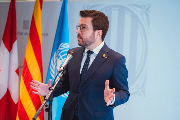 El president de la Generalitat, Pere Aragons