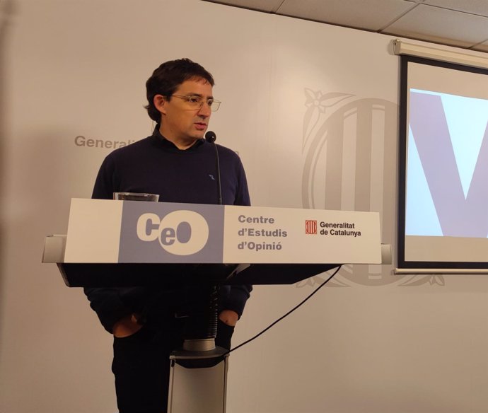 El director del CEO, Jordi Muñoz, en rueda de prensa