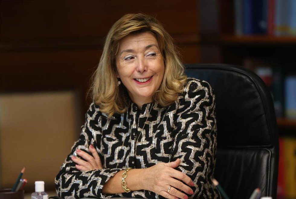 Archivo - La magistrada del Tribunal Constitucional (TC) Concepción Espejel