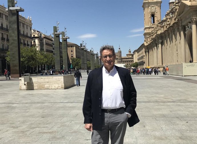Archivo - El portavoz de VOX en el Ayuntamiento de Zaragoza, Julio Calvo