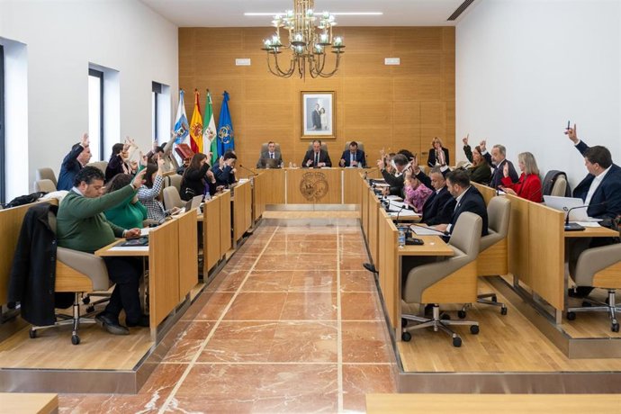 Pleno de la Diputacion de Huelva.