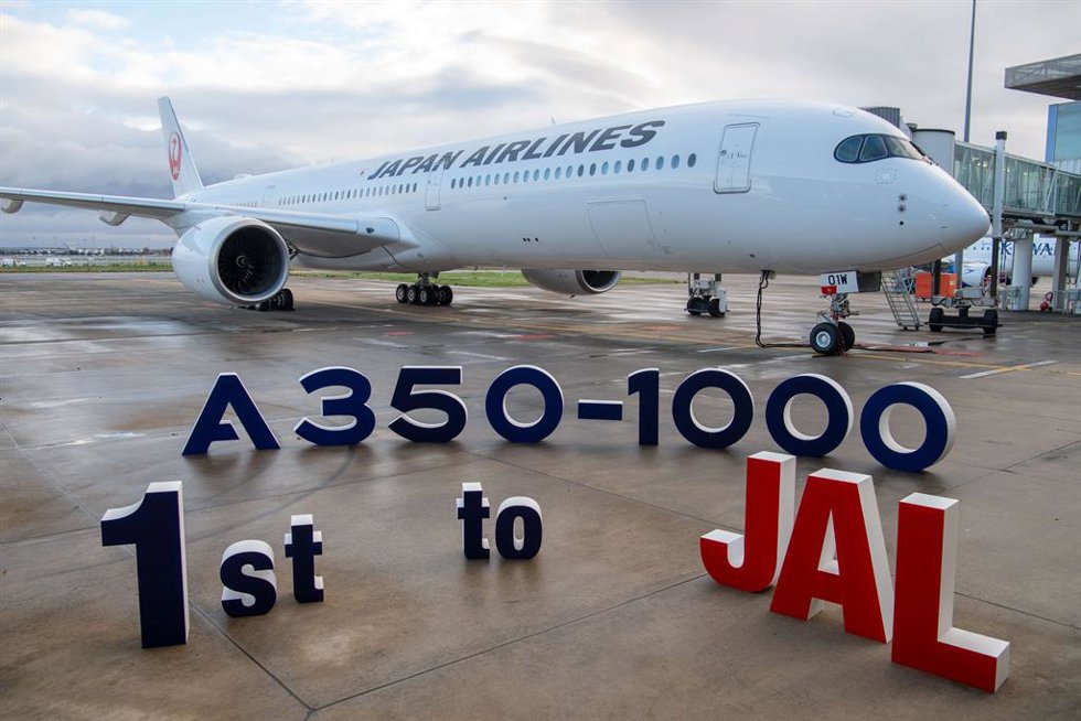 Pirmer A350-1000 de Japan Airlines.