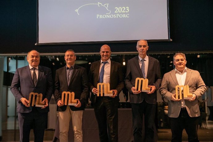 Los galardonados en los premios PronosPorc 2023