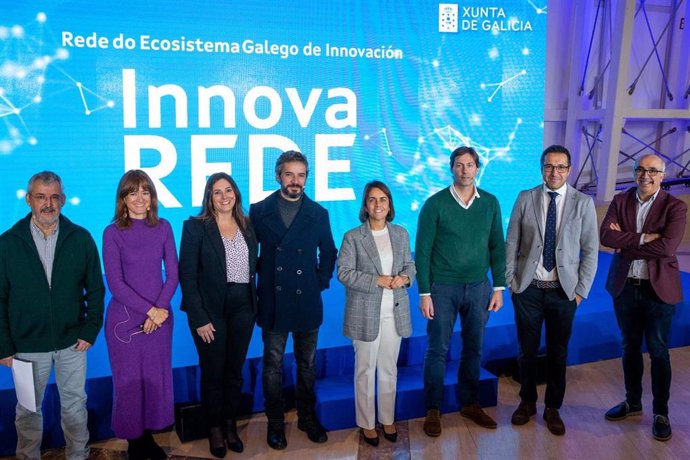 La directora da Axencia Galega de Innovación, Patricia Argerey, presenta la plataforma Innovarede.
