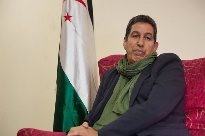 Archivo - El delegado estatal del Frente Polisario en España, Abdulah Arabi, durante una entrevista para Europa Press, a 2 de febrero de 2023, en Madrid (España). Abdulah Arabi se  licenció en Relaciones Políticas Internacionales por el Instituto Intern