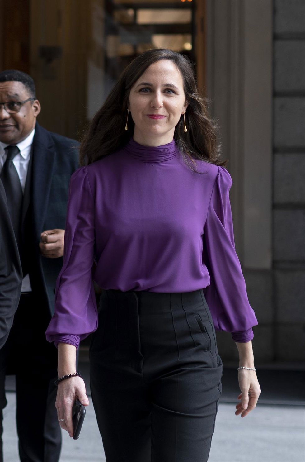 La secretaria general de Podemos, Ione Belarra, durante el acto de homenaje a la Constitución, en el Congreso de los Diputados, a 6 de diciembre de 2023, en Madrid (España). Las Cortes Generales celebran el 45 aniversario de la Carta Magna en un acto in