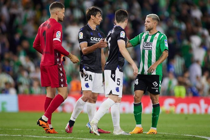 Archivo - Partido entre el Real Betis y la Real Sociedad 