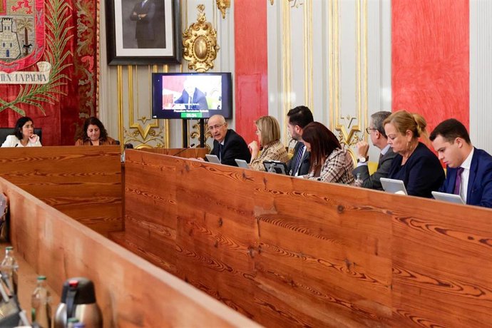 Pleno extraordinario del Ayuntamiento de Las Palmas de Gran Canaria