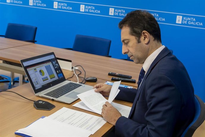 O conselleiro do Mar, Alfonso Villares, preside vía telemática a reunión do Patronato do Centro Tecnolóxico do Mar-Fundación Cetmar.