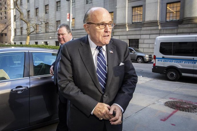 Archivo - El que fuera abogado del expresidente Donald Trump, Rudy Giuliani