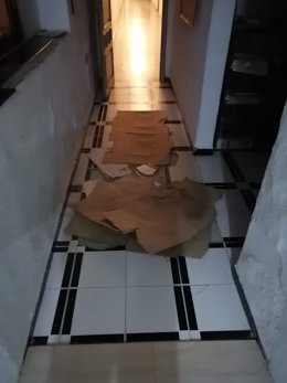 Estado del antiguo cuartel de la Guardia Civil en Puente Genil.