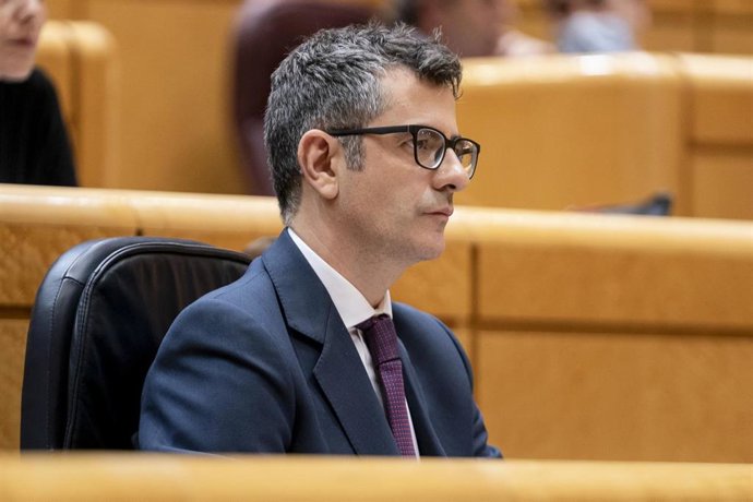 Archivo - El ministro de la Presidencia, Félix Bolaños