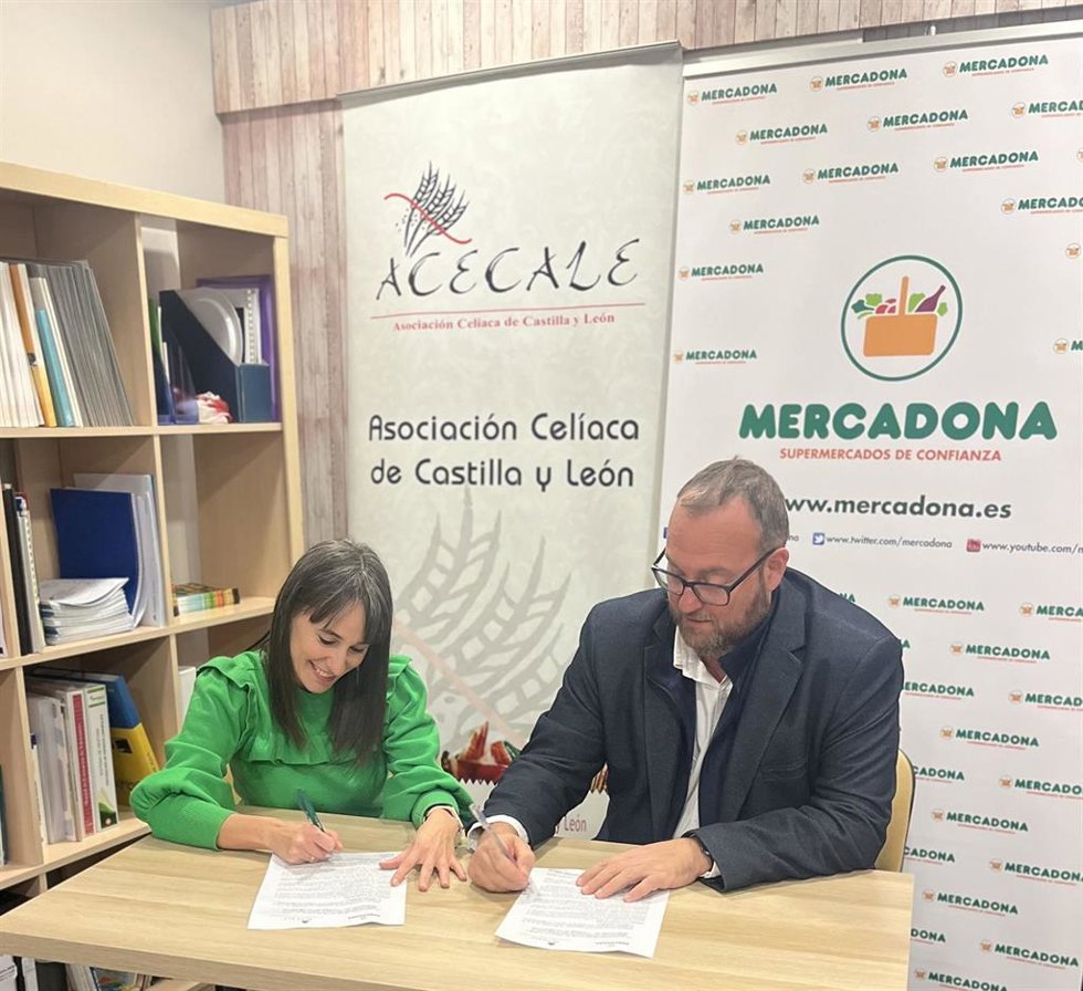 Firma de convenio Acecale y Mercadona