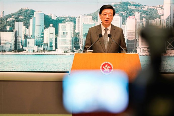 Archivo - El jefe de Gobierno de Hong Kong, John Lee, en una foto de archivo.