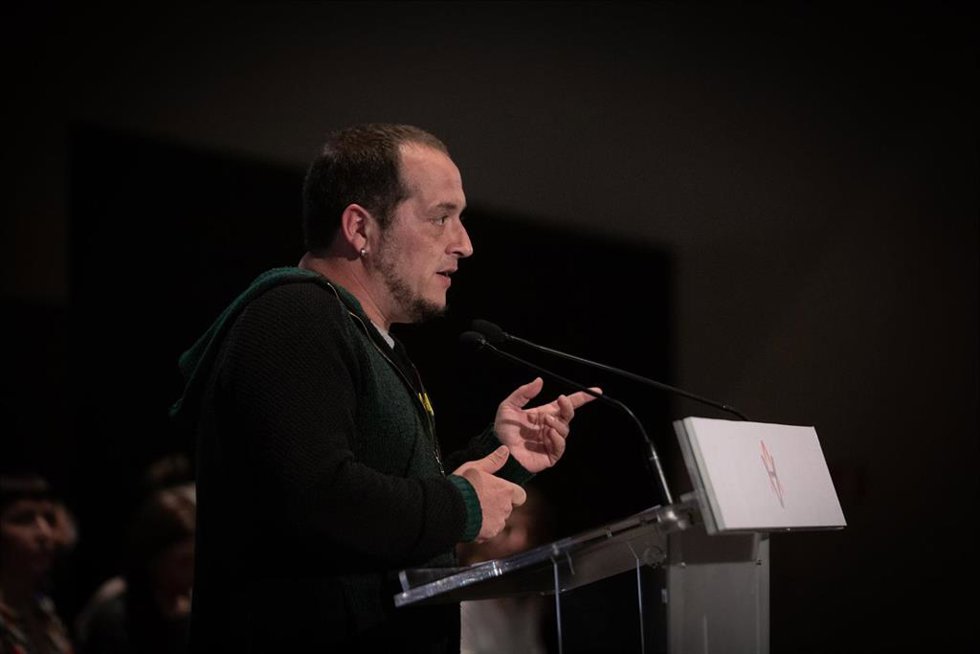 Archivo - El exdiputado de la CUP, David Fernndez, en una imagen de archivo