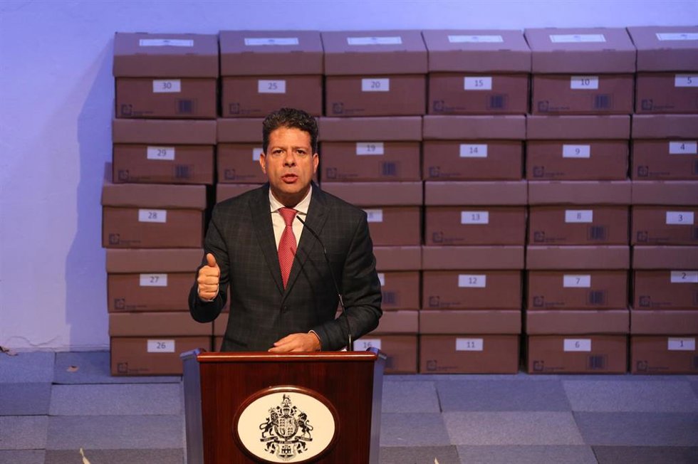 Archivo - El ministro principal de Gibraltar, Fabian Picardo