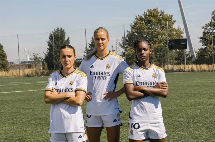 Moeller, Caicedo y Raso, protagonistas de la campaña 'Train Your Skin' de Cantabria Labs y Real Madrid.
