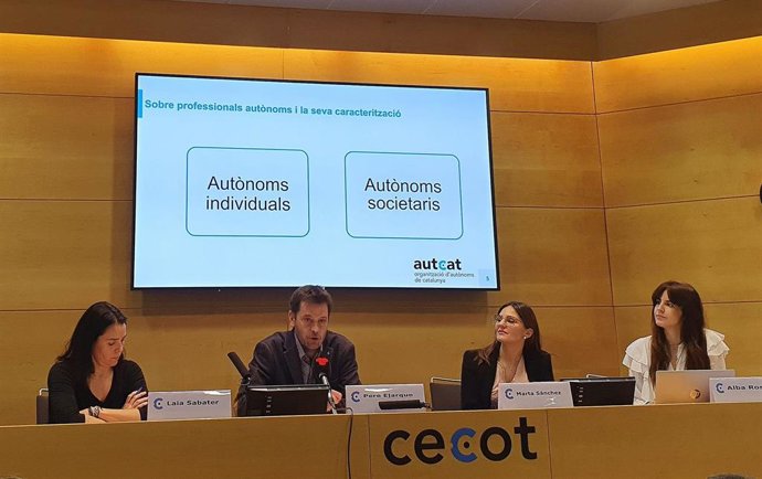 Presentación de los informes impulsados por Aucat y elaborados por Cecot sobre autónomos en Catalunya con perspectiva de género