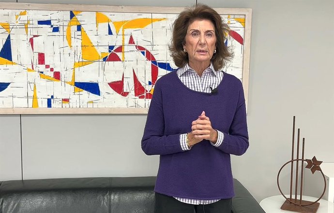 La presidenta de CAEB, Carmen Planas.