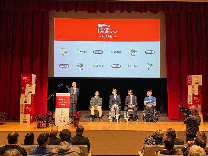 Relevo Paralímpico La Rioja comienza su andadura con la colaboración del Gobierno regional y el patrocinio de Cidacos