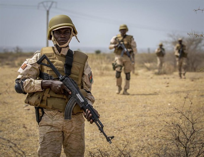 Archivo - Militares senegaleses