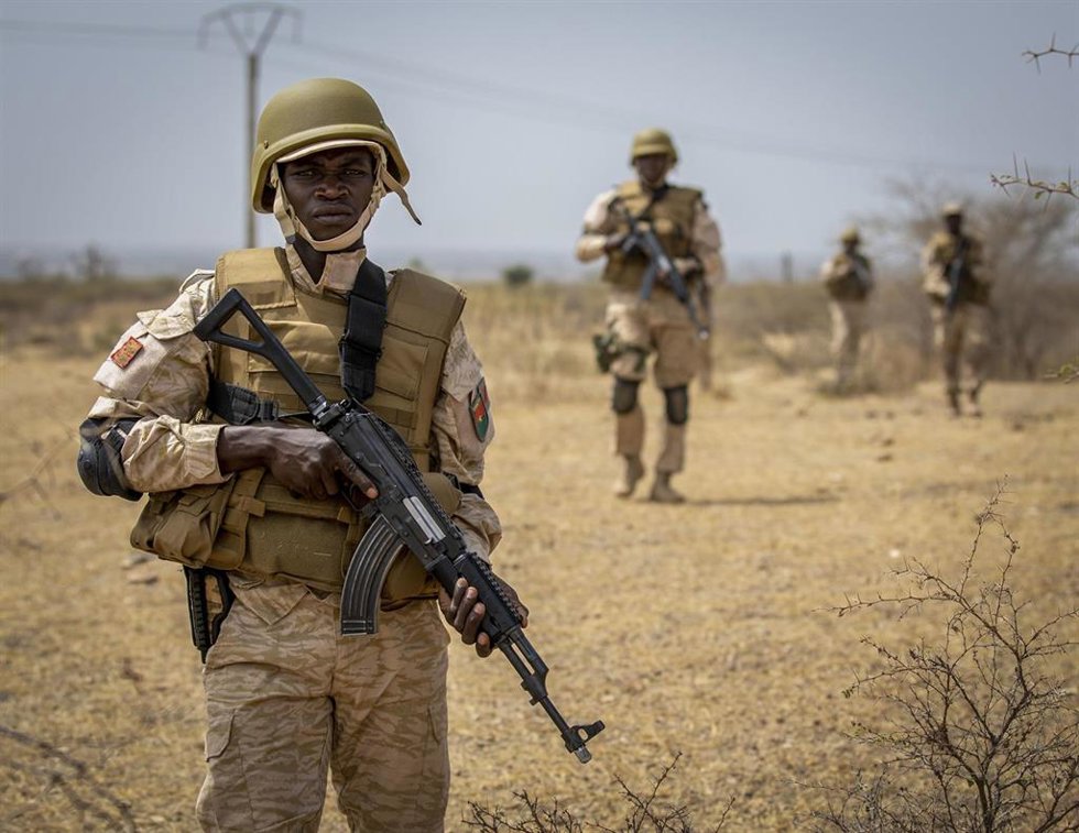 Archivo - Militares senegaleses