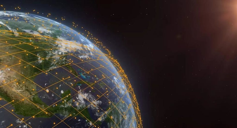 Red de malla en el espacio del proyecto Kuiper