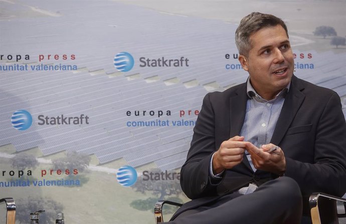 El director general de Statkraft, José Miguel Ferrer, durante un encuentro Informativo de Europa Press, en el Auditorio de la CEV, a 15 de diciembre de 2023, en Valncia, Comunidad Valenciana (España). 