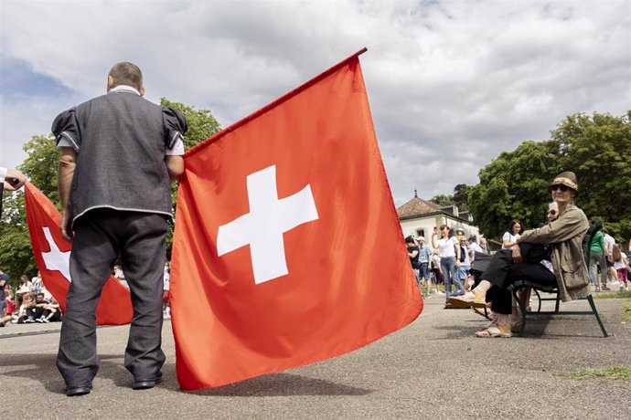 Archivo - Celebraciones del día nacional en Suiza