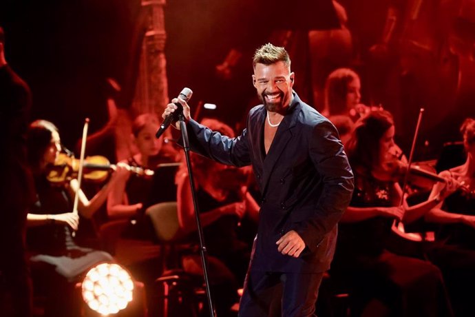 Archivo - El artista puertorriqueño, Ricky Martin, durante el concierto en el Starlite de Marbella