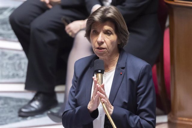 Archivo - La ministra de Exteriores de Francia, Catherine Colonna.