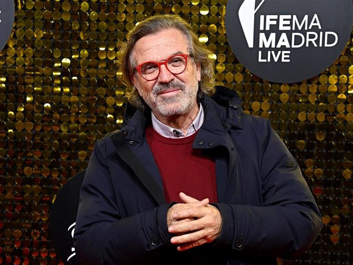 Pepe Navarro en el concierto de Sting en el Christmas by Starlite que se celebra en Ifema, a 15 de diciembre de 2023, en Madrid (España).