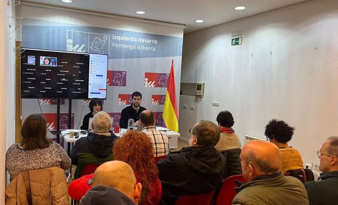 Reunión de la Coordinadora de Izquierda Unida de Navarra.