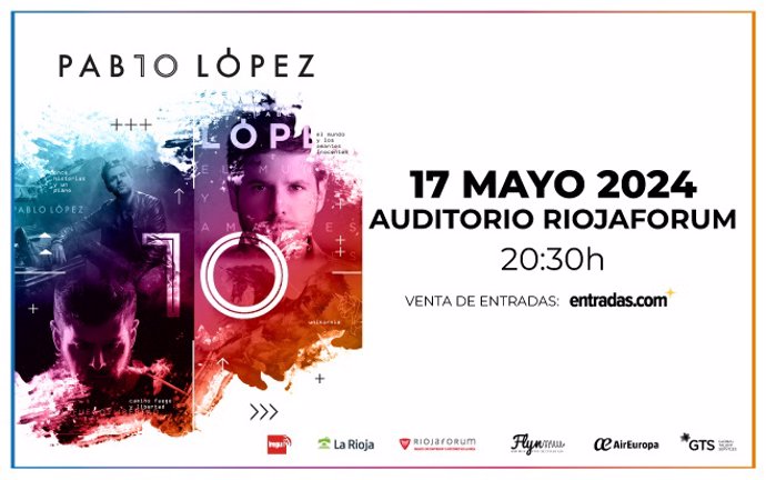 Pablo López estará en Logroño en mayo con su gira más íntima