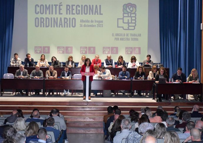 Andreu, en su intervención en el Comité Regional del PSOE de La Rioja