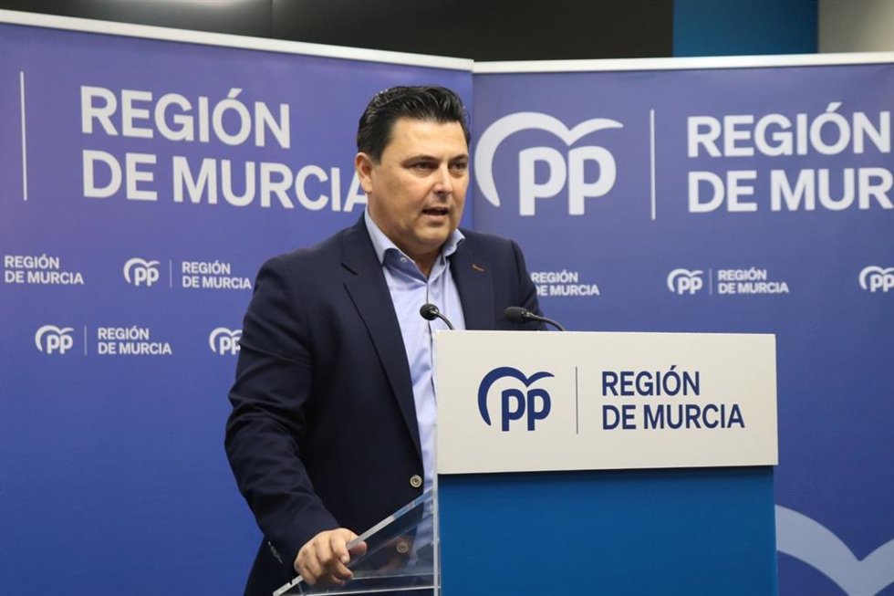 El secretario general del Partido Popular de la Región de Murcia, José Miguel Luengo