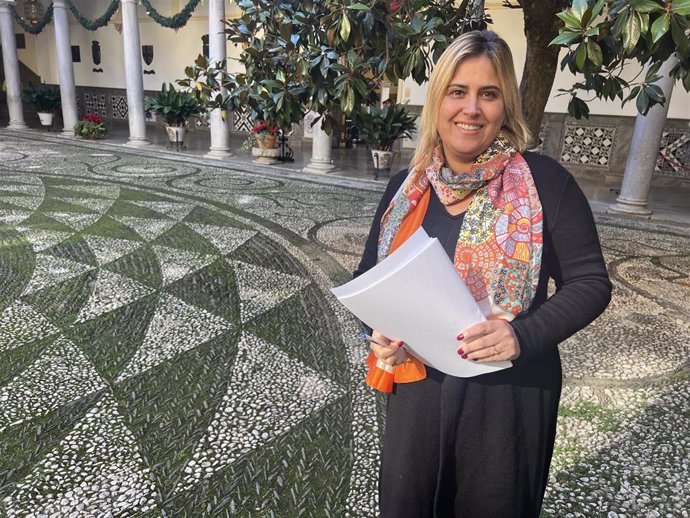 La concejala del grupo socialista en el Ayuntamiento de Granada, Nuria Gutiérrez, en una imagen de archivo